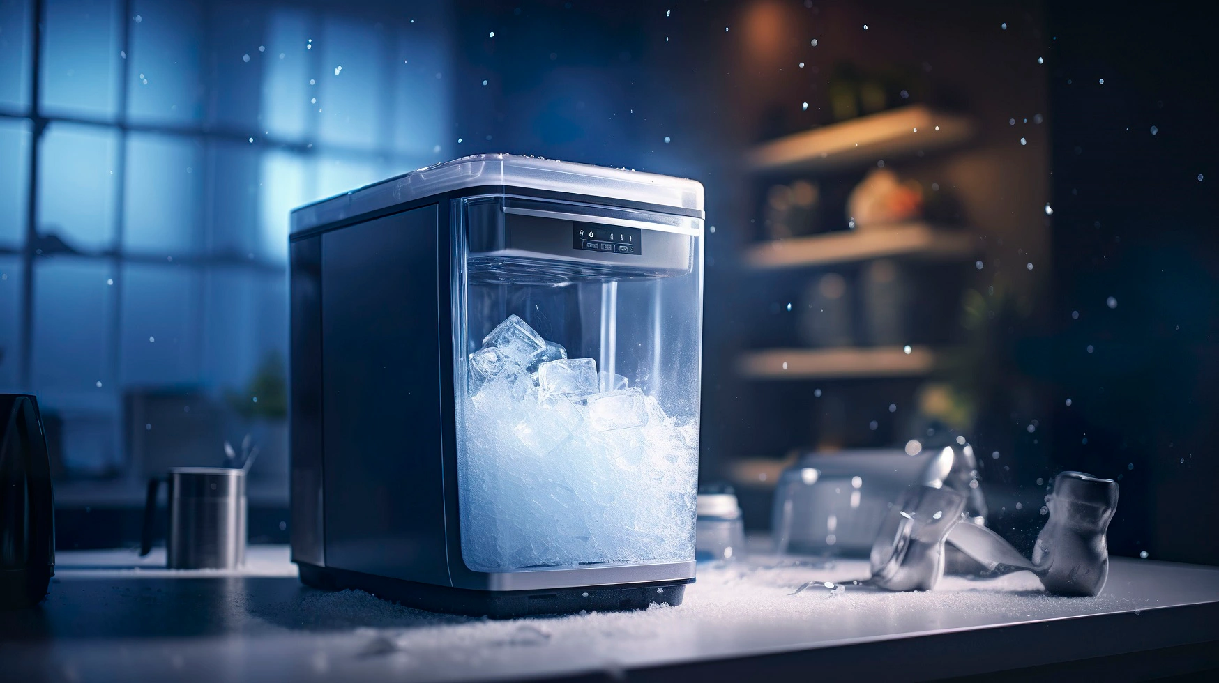 ice maker with full of ice